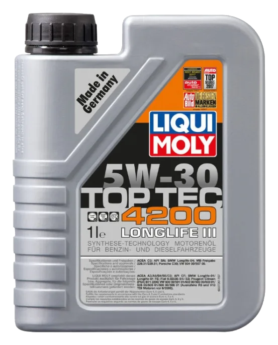Моторное масло Liqui Moly 5W-30 Top Tec 205l